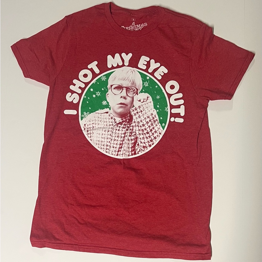 Ripple Junction Red Graphic Tee - I Shot My Eye Out